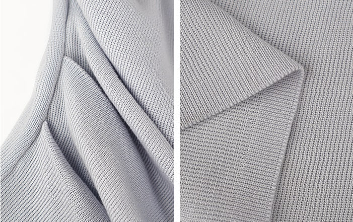 HECO Chinese style swing collar sleeveless knitted sweater T-shirt - HEART.