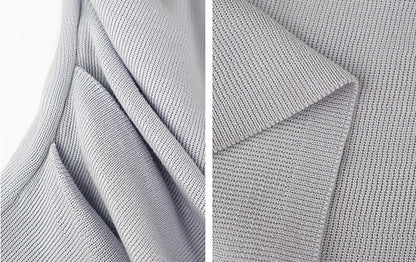 HECO Chinese style swing collar sleeveless knitted sweater T-shirt - HEART.