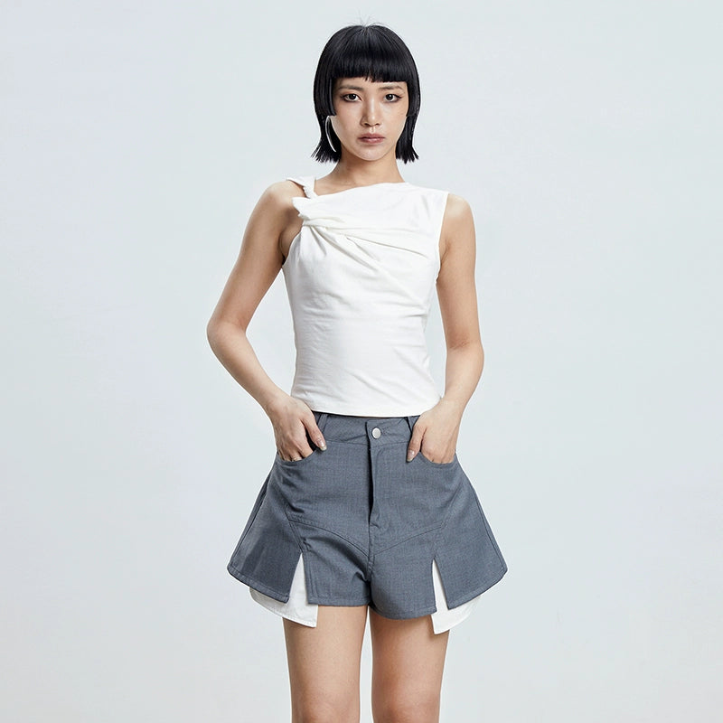 TINY IN Kink Women's Summer Black White Camisole-KAI