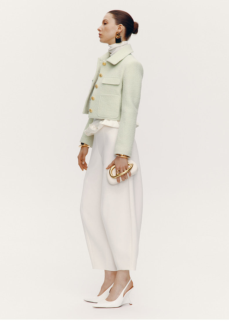 ATELIER MISS LU [After the Drama] New Artistic Scimitar Silhouette Pants - GRAT.