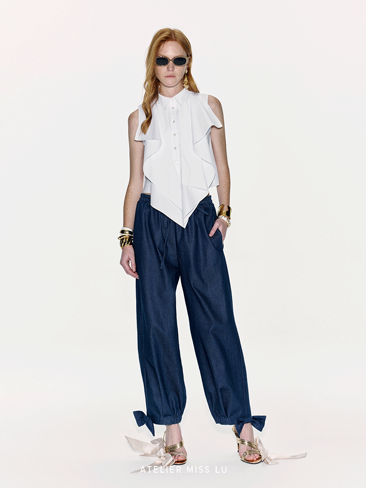 ATELIER MISS LU Three-dimensional Sleeveless Top - MORGAN.
