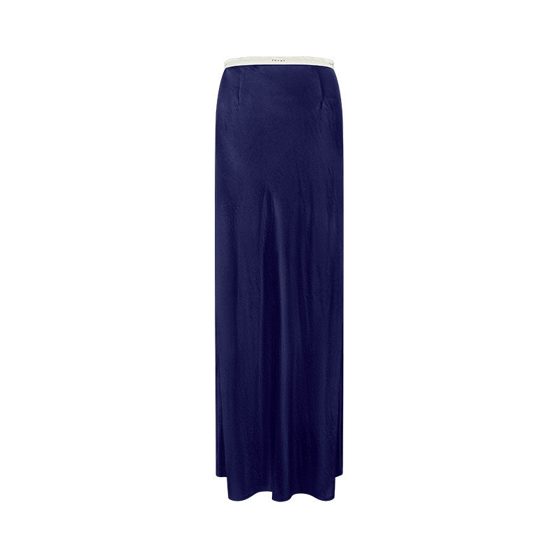 TUYUE Acetate Glossy Zipper Mermaid Skirt - JOY.