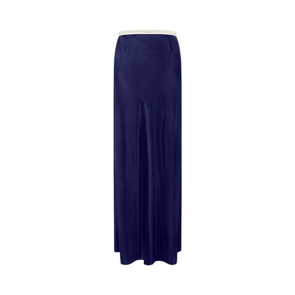 TUYUE Acetate Glossy Zipper Mermaid Skirt - JOY.
