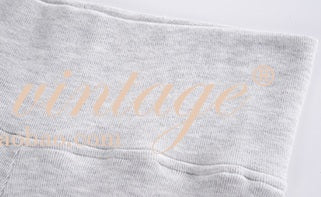 Le Palais Vintage Original Black Silver Grey Multi-Wear Wide-brimmed Fleece Hip Leggings-LEN