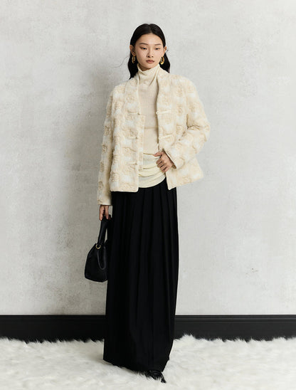 HECO embroidery mesh cardigan long sleeve jacket women - man.