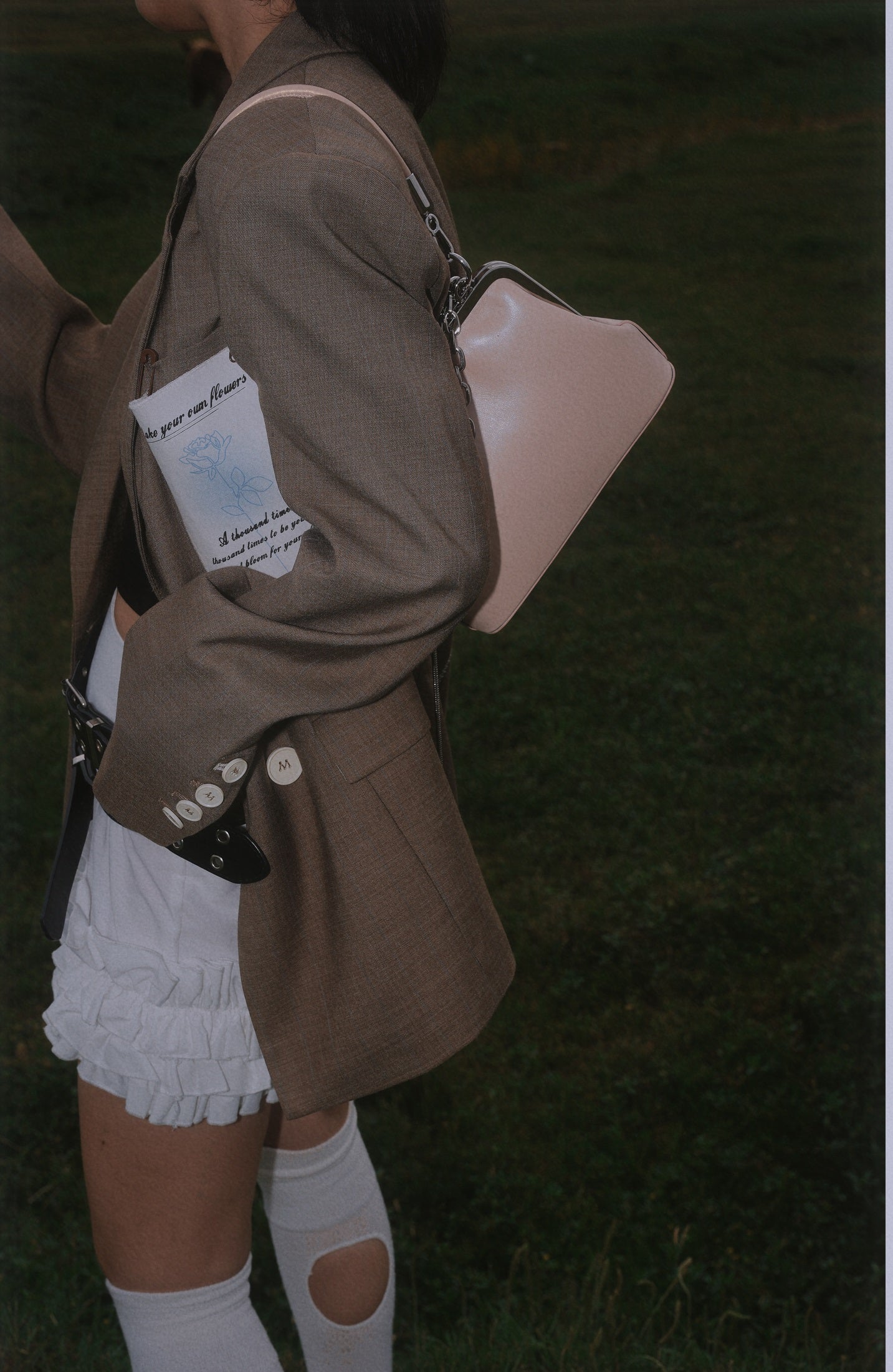 IUBALLET New Mouth Gold Cover Top Layer One Shoulder Chain Bag - MOTIVES.