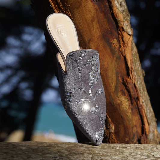 B-FEI Chinese pointed toe women's mules sandals-FAIYAZ.