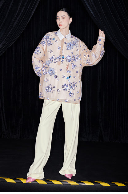 M essential Mackay designer elasticated straight-waistband trousers - stans.