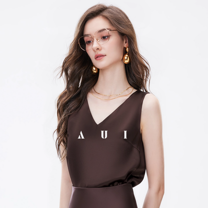 AUI Maillard polo collar blazer sense light workplace commuter waist suit - Aera.