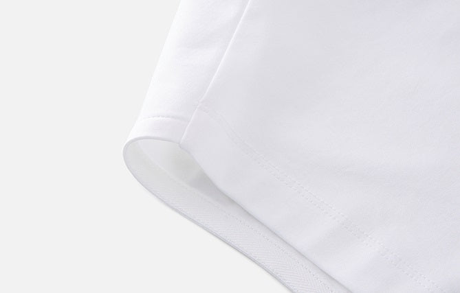 ZHUCHONGYUN woven crew neck short-sleeved T-shirt--OKUMURA.