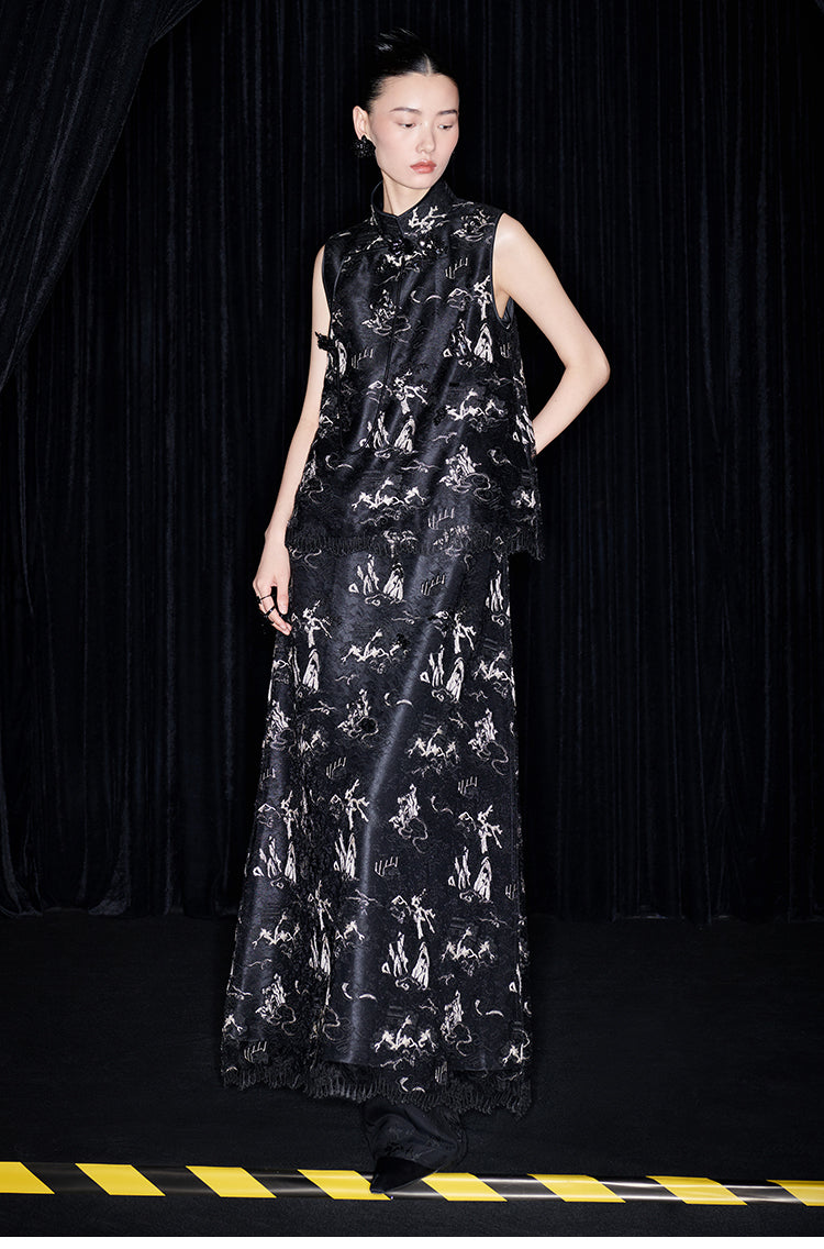 M essential Mackay designer beads vest skirt -  sieve.