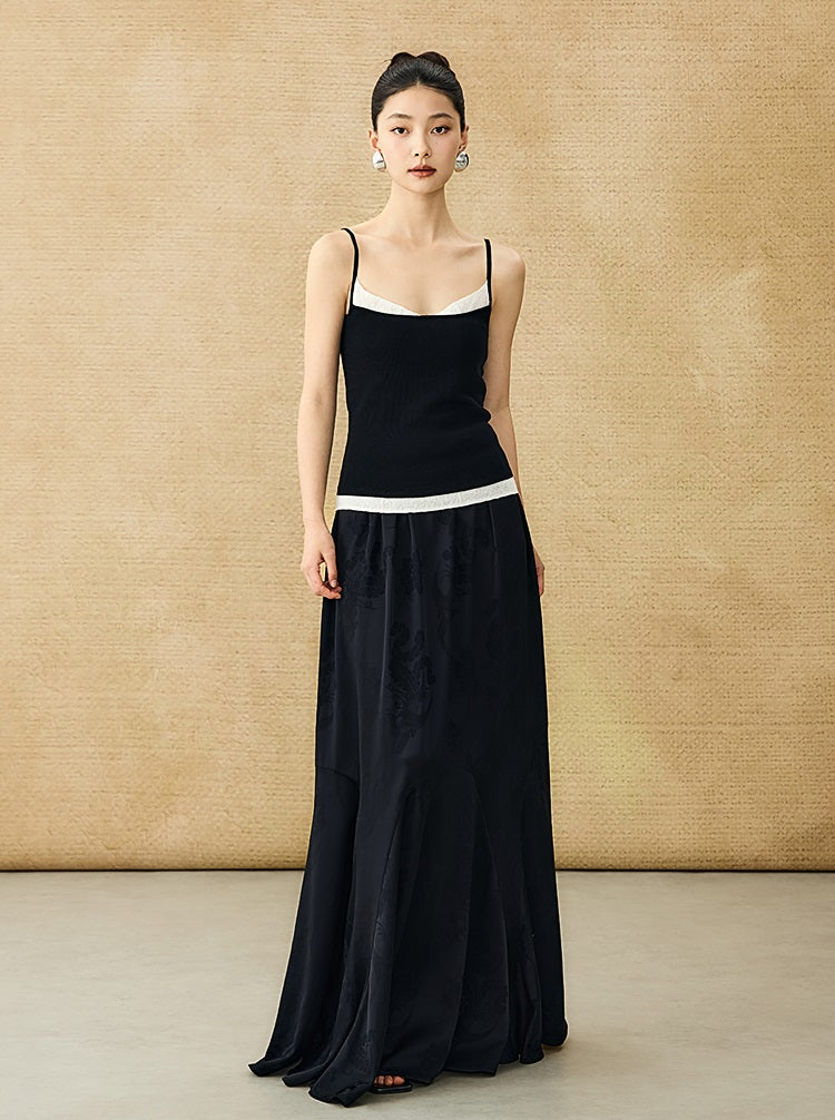 HECO Chinese Lace Edge Camisole Breathable Tencel Versatile Top - REACH.