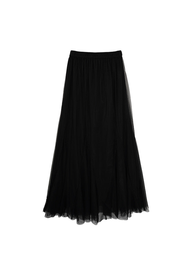 HECO Chinese style simple large elegant and flowing skirt - ELITE.