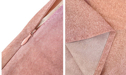 HECO Chinese gradient floral flowing temperament skirt - SWAED.