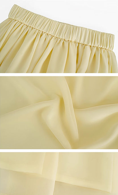 HECO Double Tulle Ballet Style Umbrella Skirt And Top Outfit Set - MATRIC.