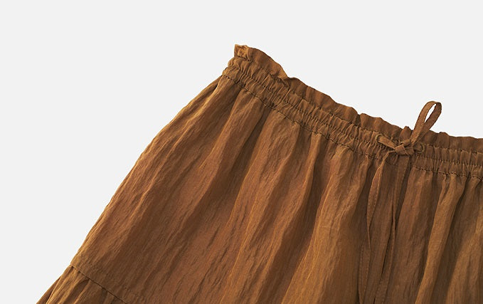 ZHUCHONGYUN loose wide pants and loose turtle neck long sleeve top outfit set-PAPA.