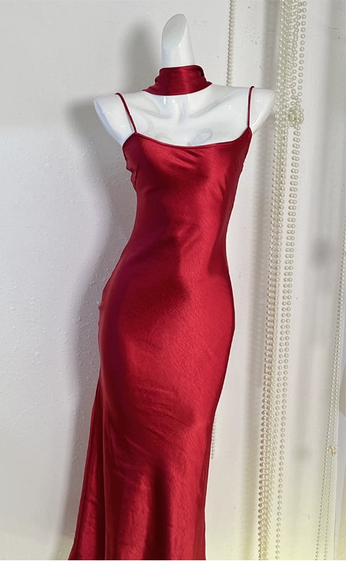 GOUDIN Bridal toast slip mermaid wedding dress-FLAM.