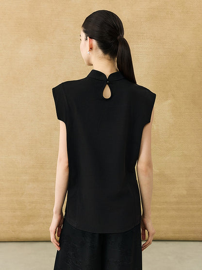 HECO Chinese Bamboo Leaf Print Short Sleeve T-Shirt - CHASE.