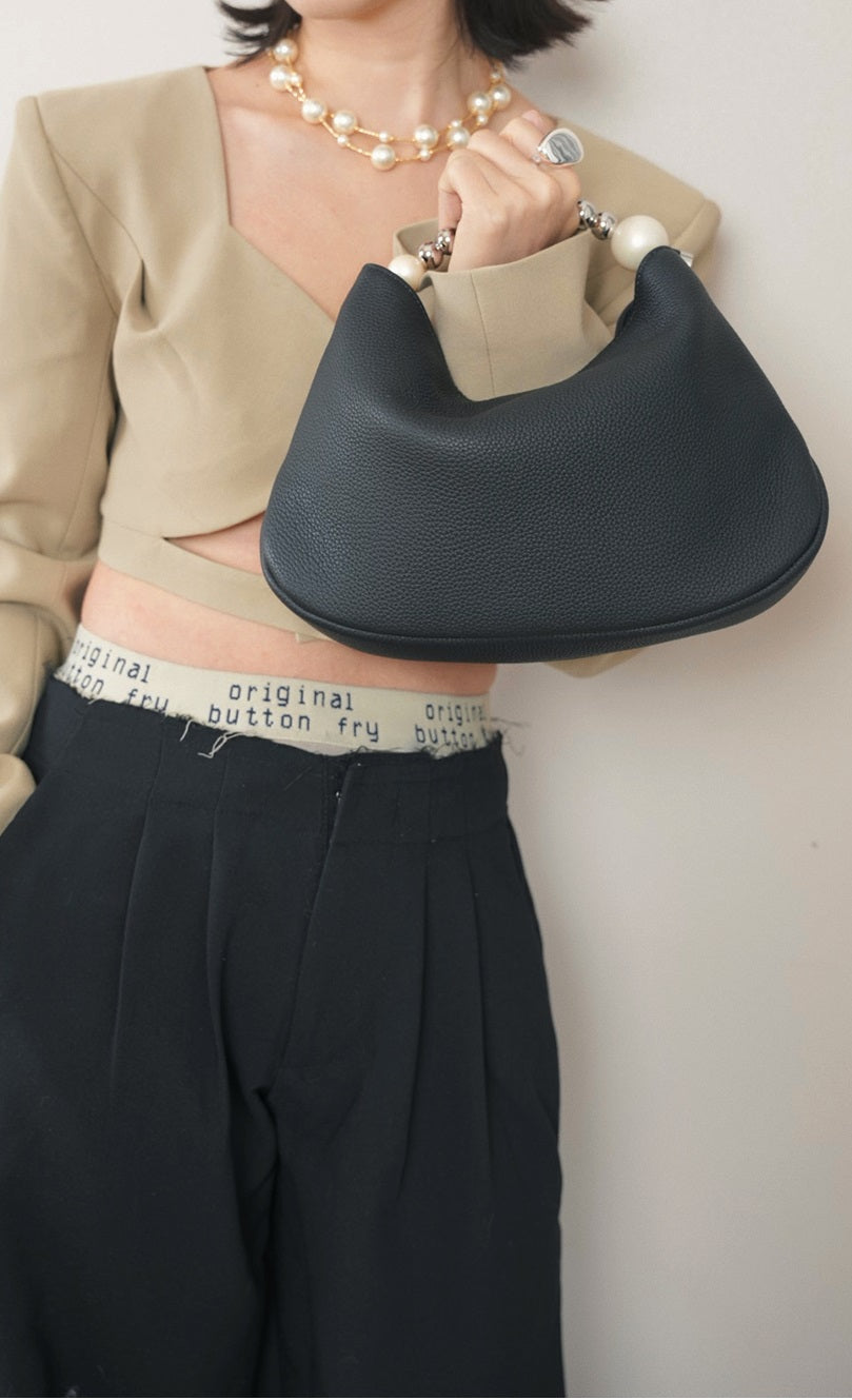 IUBALLET Beaded Chain Hobo Bag - POWER.