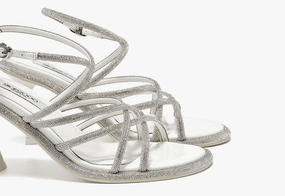 SHOESZOOO Summer Wear Open Toe Stiletto Sandal Heels - TOAST.