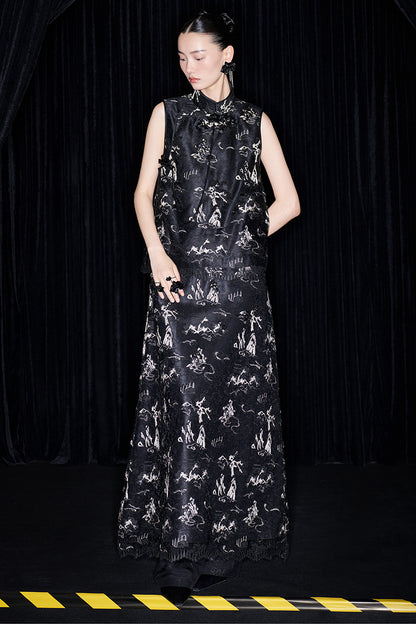 M essential Mackay designer beads vest skirt -  sieve.