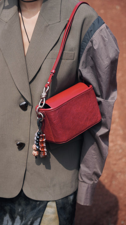 IUBALLET Retro Small Leather Box Bag - SWADE.