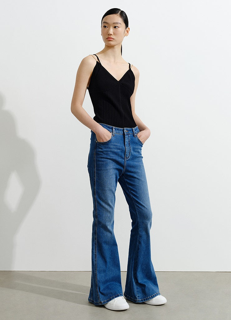 COMME MOI  Women's Double Camisole Knitted Vest - GENESIS.