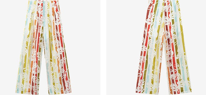 COMME MOI Lv Yan designer summer women's high-waisted wide-leg pants - TYE.