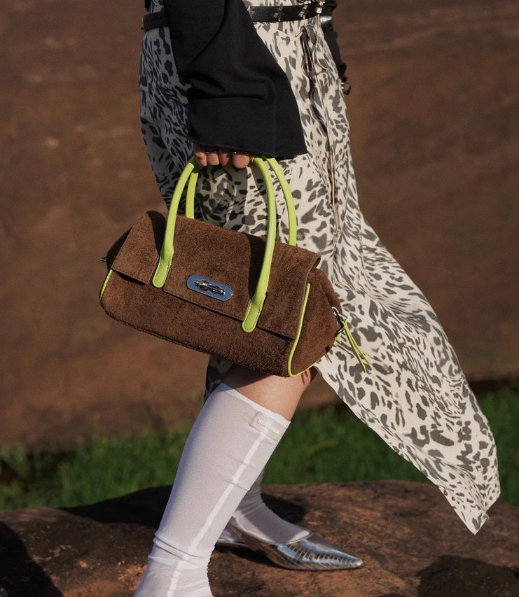 IUBALLET Mississippi Party Suede Tote Girl bag - LETI.