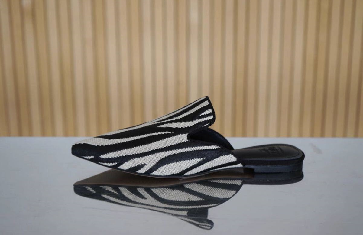 B-FEI female flat half slippers-LIVRE.
