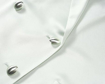 COMME MOI Commuter Double-Breasted Straight Suit - RABBAI.