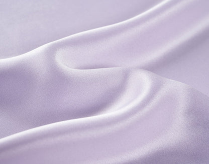 COMME MOI Lv Yan designer summer women's purple temperament double-sided satin fishtail skirt - DAISY.