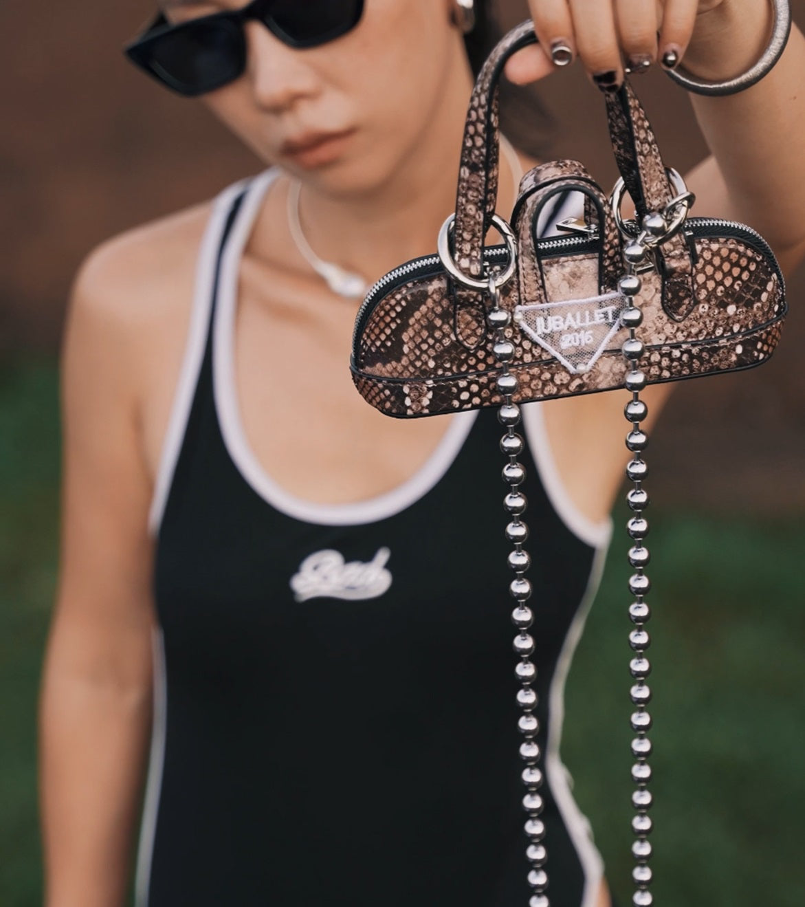 IUBALLET MINI Pouch Genuine Leather Lipstick Bag  - DREAD.