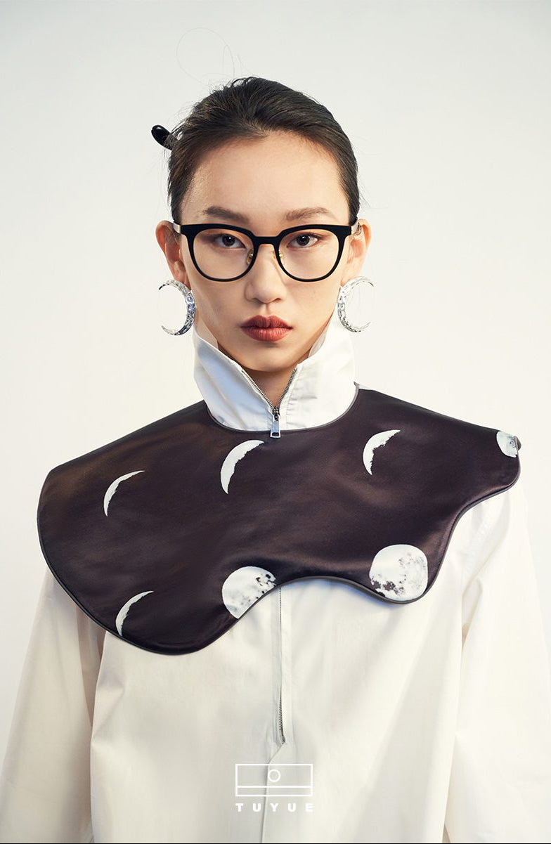 TUYUE Dunhuang Mural Print Cloud Shoulder- SHAYLA.