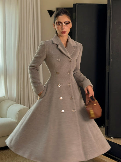 Le palais vintage elegant long-sleeve coat - LAM