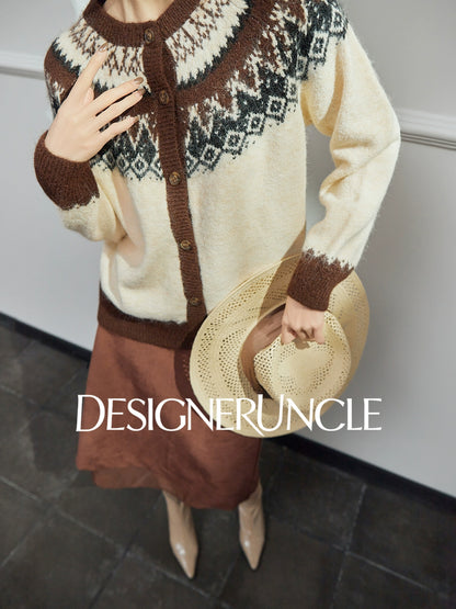 DGU| Off-white sweater fashion design soft and comfortable top - Georgia.