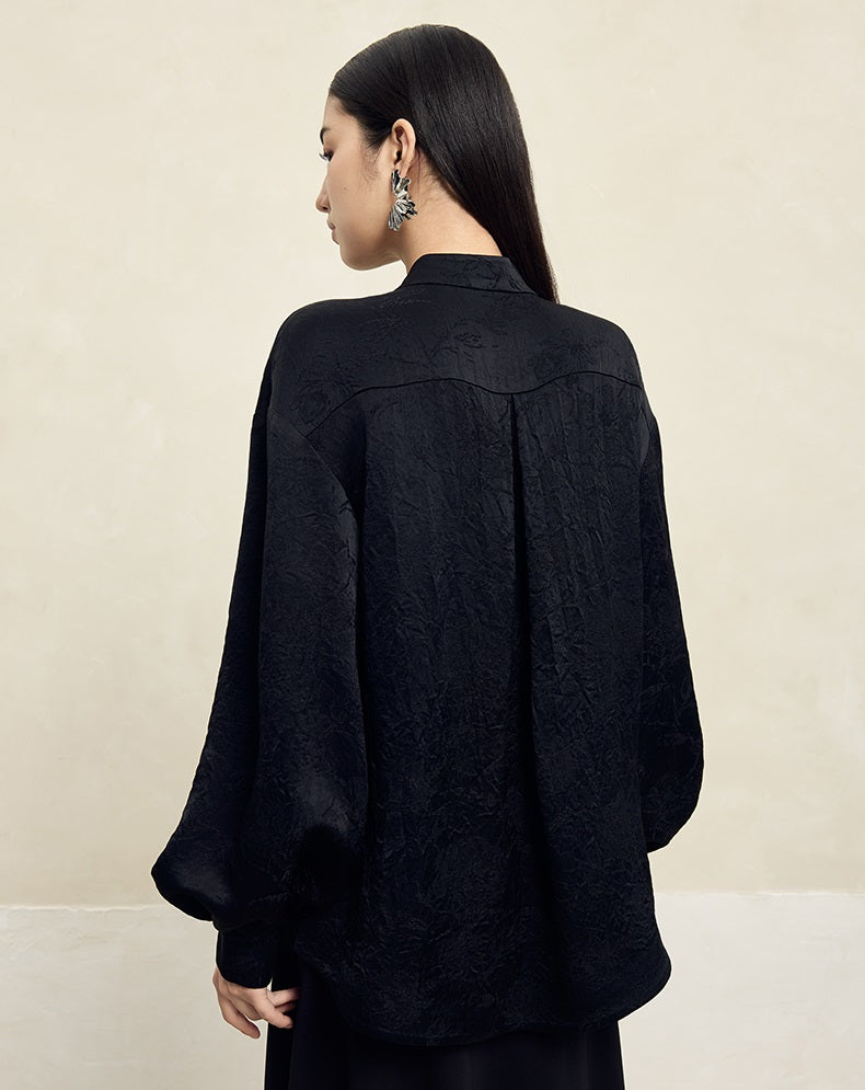 HECO Vinegar Peony Handmade Beaded Embroidered Tops Women - MERCY.