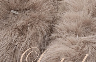 Le Palais Vintage  fur coat woolen trousers-DIOR