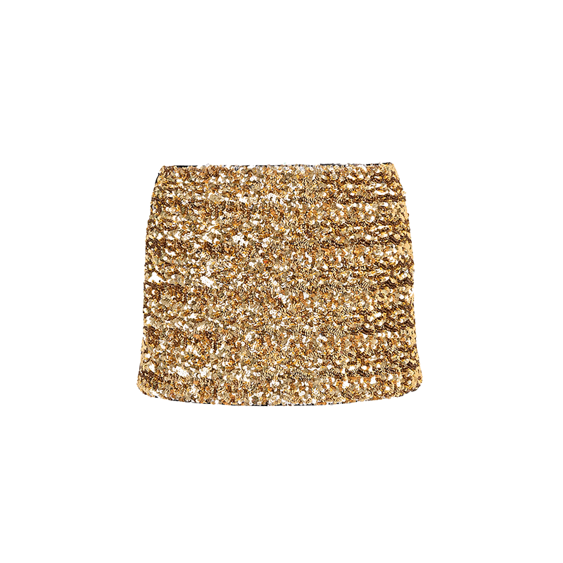 YES BY YESIR  bow decoration loose short skirt suit set - DECO