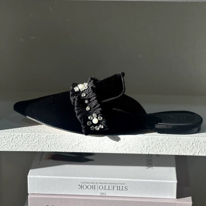 B-FEI pointed toe flat women's slippers-CHAH.