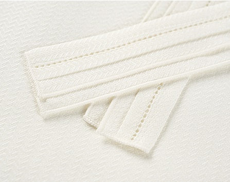 COMME MOI Lu Yan designer's new women's commuter collarless silk wool streamer suit - MARTHA.