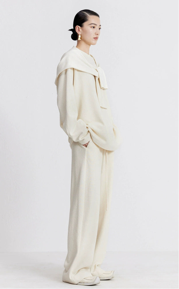 ZHUCHONGYUN Autumn Design Sense Embroidered Cotton Knit--KAZUMI.