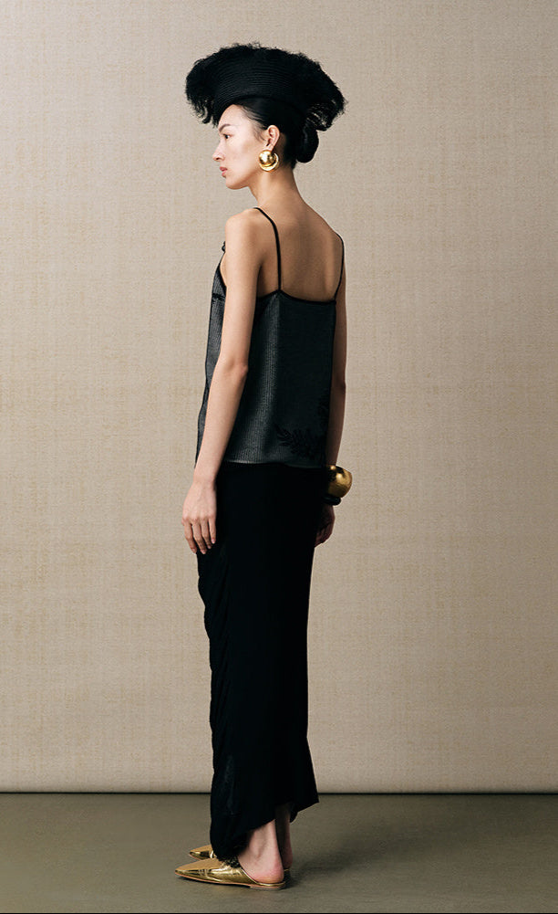 ZHUCHONGYUN new Chinese jacquard camisole-ADUNI.