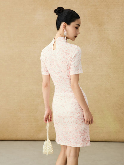 HECO Chinese style women's summer shirred waist temperament buckle long skirt - QUEEN.