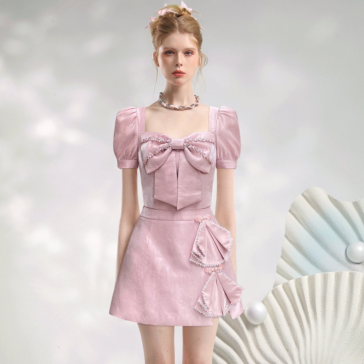 CHECOCRE Stubble French Romantic Celebrity Temperament Suit Skirt - ABRUPT.