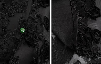 HECO Chinese Style Stand-up Collar Cut Flower Sleeveless Shirt - HELD .