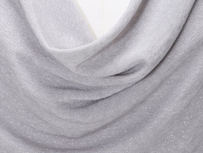 WANGXO | Elegant Swing Neckline Pleated Waist Beaded Camisole Top- SENA