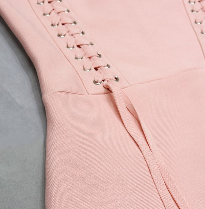 DOLLY Elegant Sleeveless Off Shoulder Tube Top Sexy Backless Midi Dress-XENNY