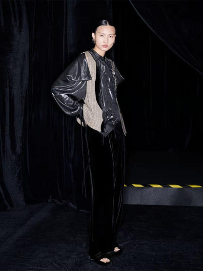 M essential Mackay designer multi-layered embroidered ethnic vest - jack.