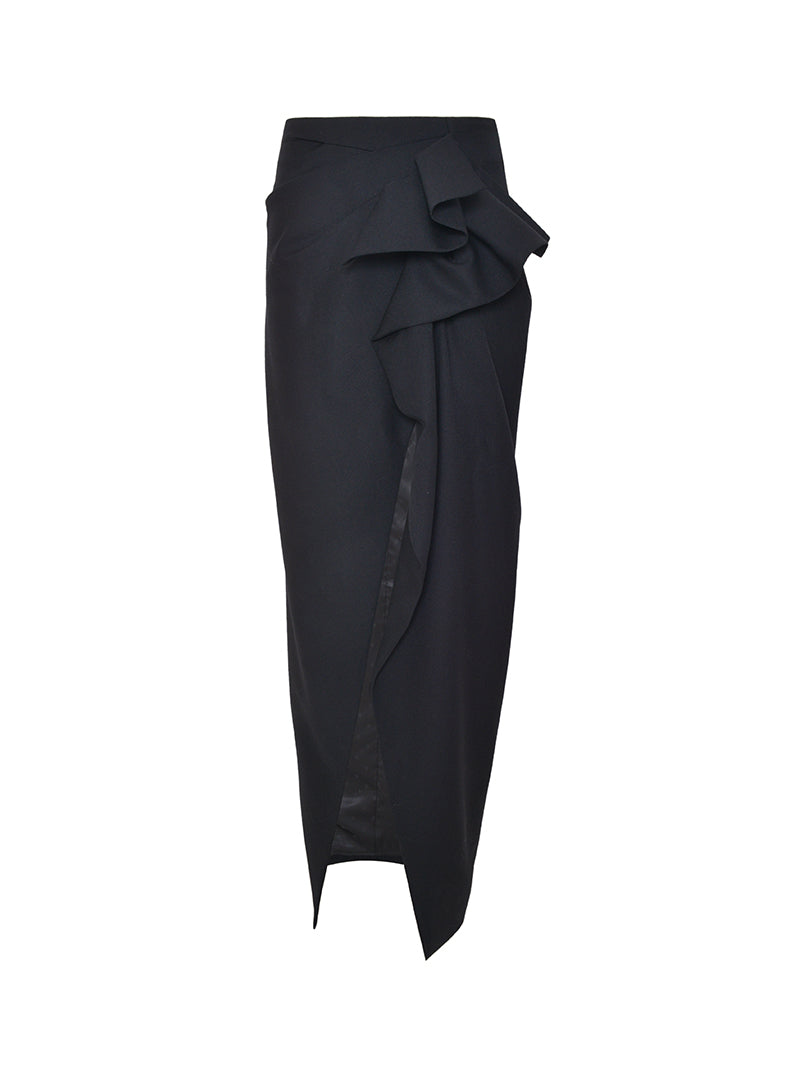 M essential Mackay designer wool stripe workshop embroidered coat - step.